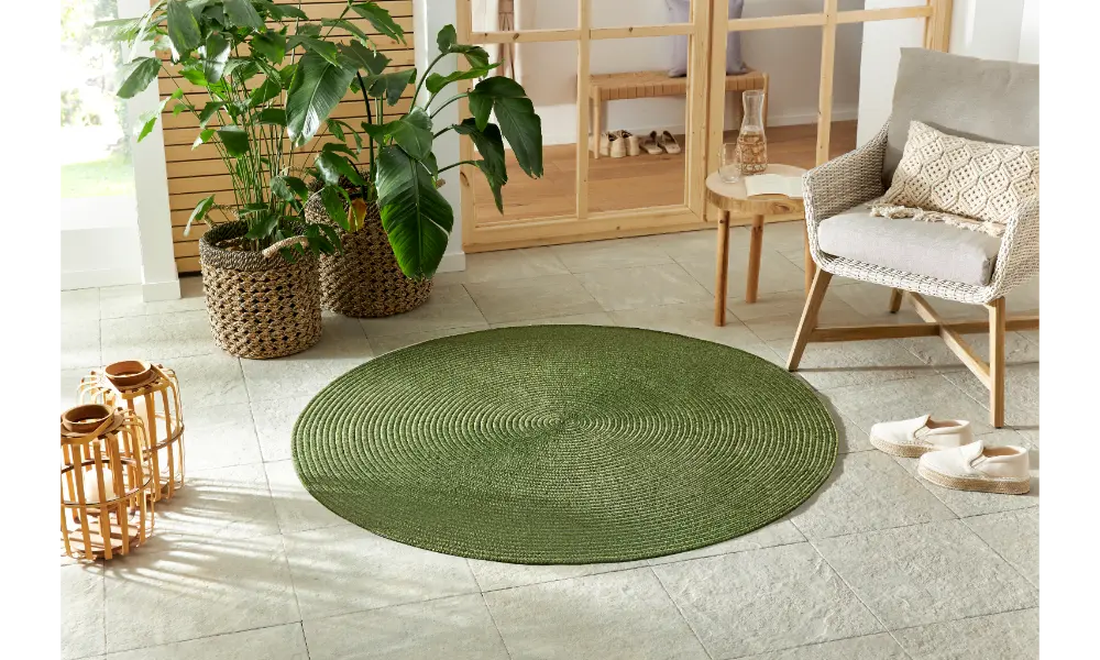Braided 105554 Green Indoor / Outdoor
