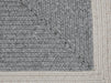 NorthRugs braided trenzado grey cream Grey, Cream Living Room  Rug.