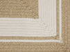 NorthRugs braided trenzado cream beige Beige, Cream Living Room  Rug.