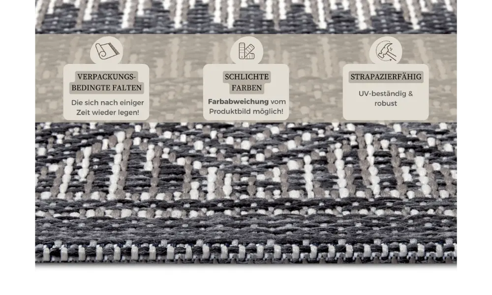 Clyde 105906 Grey Beige Indoor / Outdoor