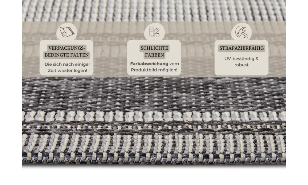 Clyde 105910 Beige Grey Indoor / Outdoor