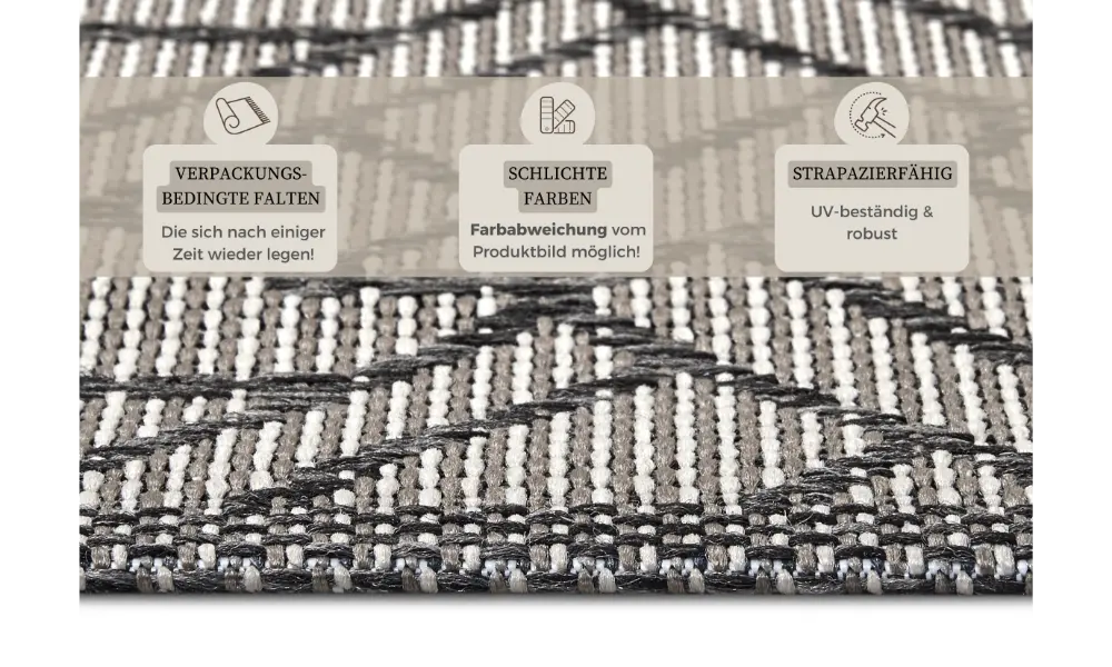 Clyde 105911 Beige Grey Indoor / Outdoor