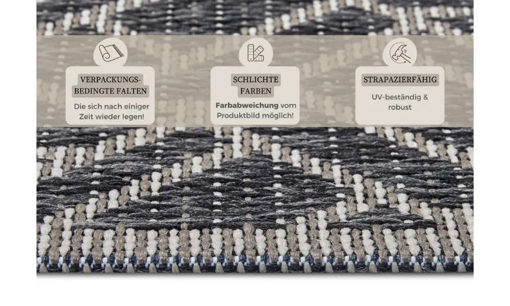 Clyde 105912 Grey Beige Indoor / Outdoor
