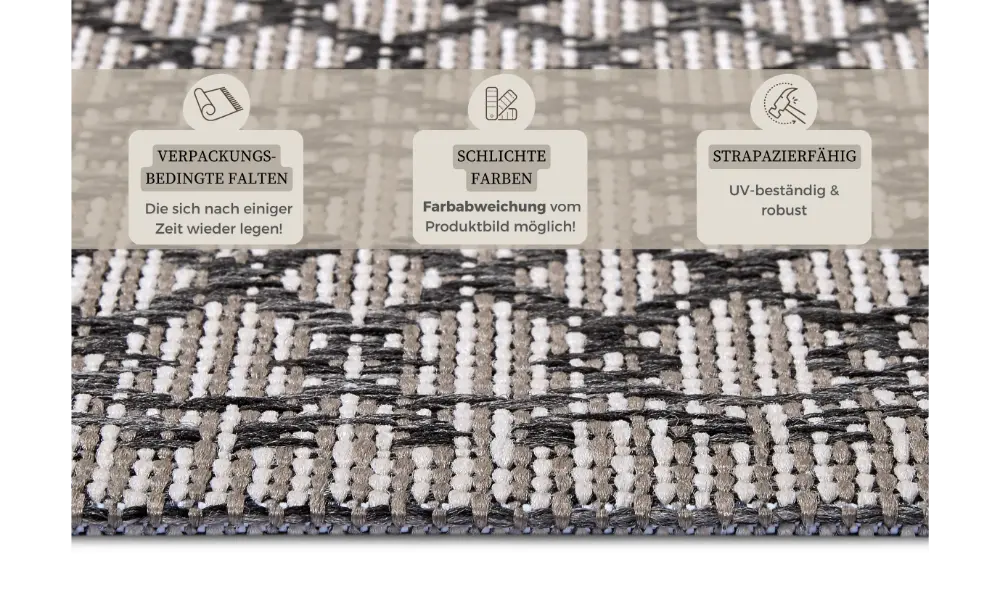 Clyde 105913 Beige Grey Indoor / Outdoor