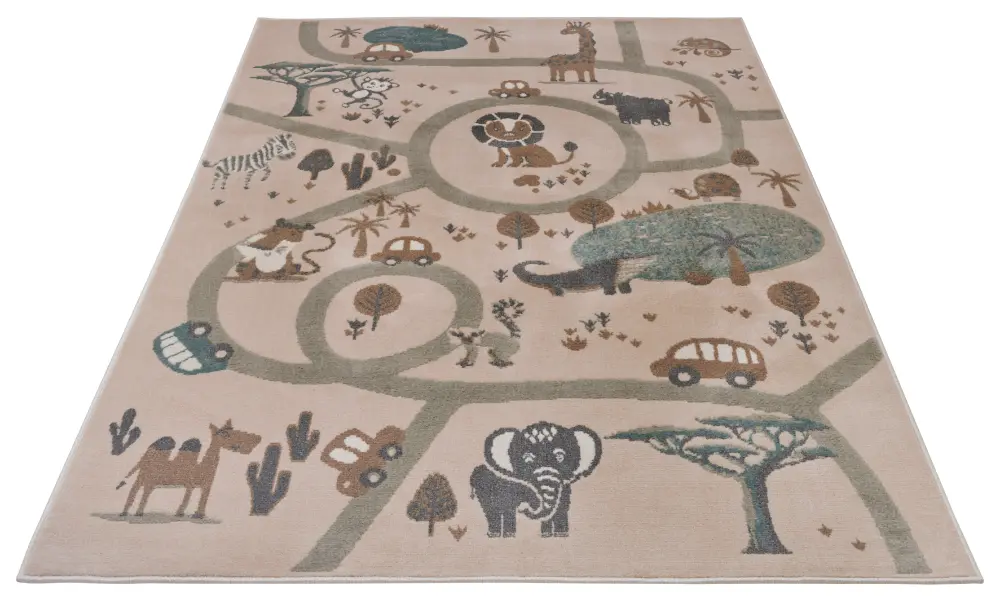 Adventures 105972 Cream Brown Grey