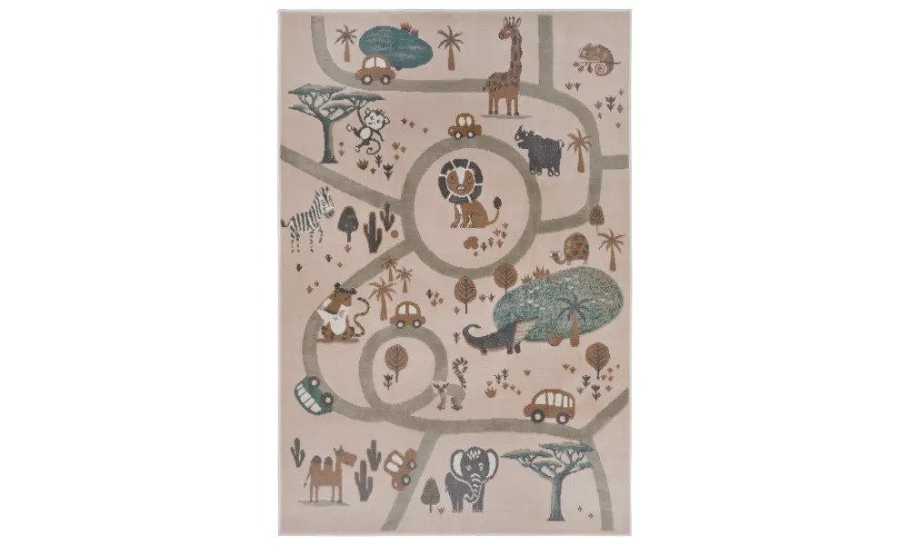 Adventures 105972 Cream Brown Grey
