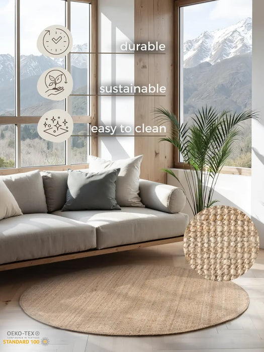 Boucle 105974 Natural Golden Rug