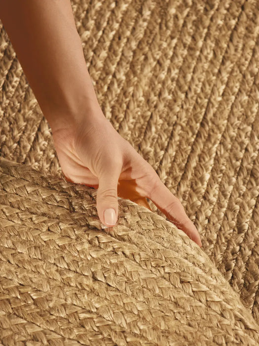 Jute Braided 106005 Natural Gold