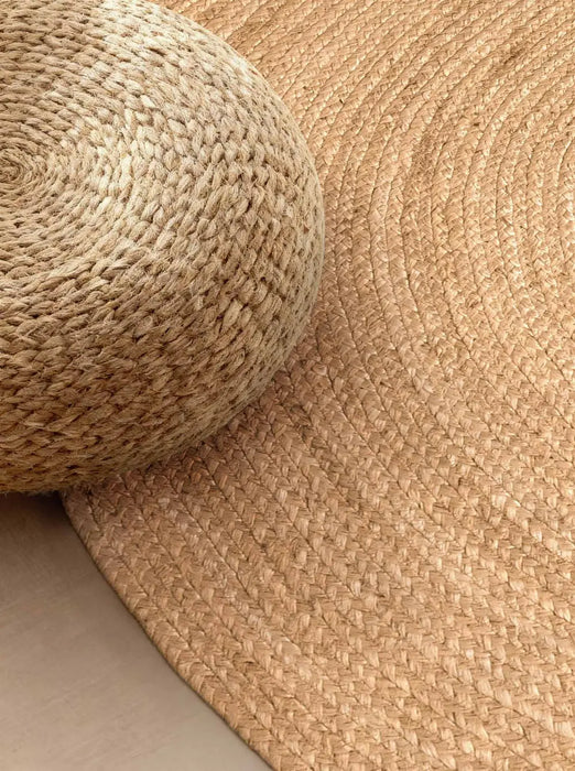 Jute Braided 106005 Natural Gold