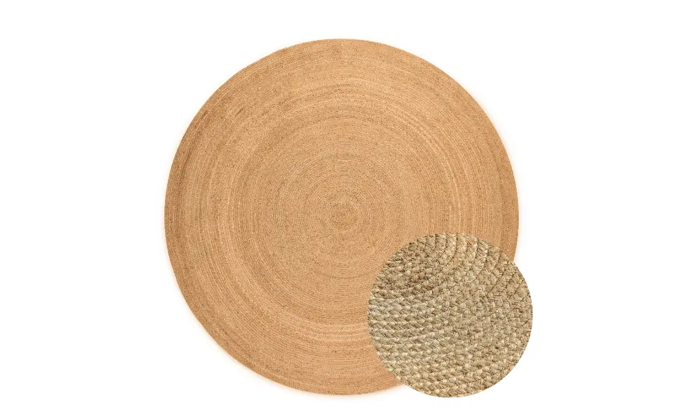 Jute Braided 106005 Gold