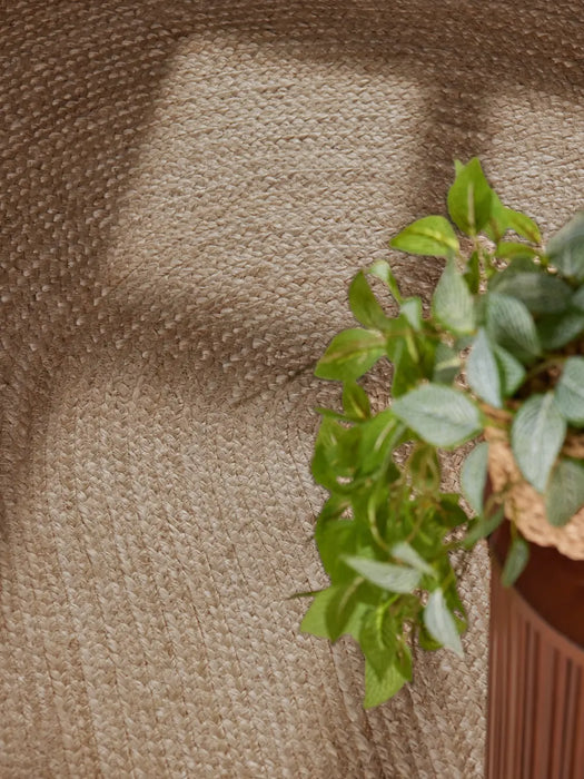 Jute Braided 106006 Natural Grey Brown