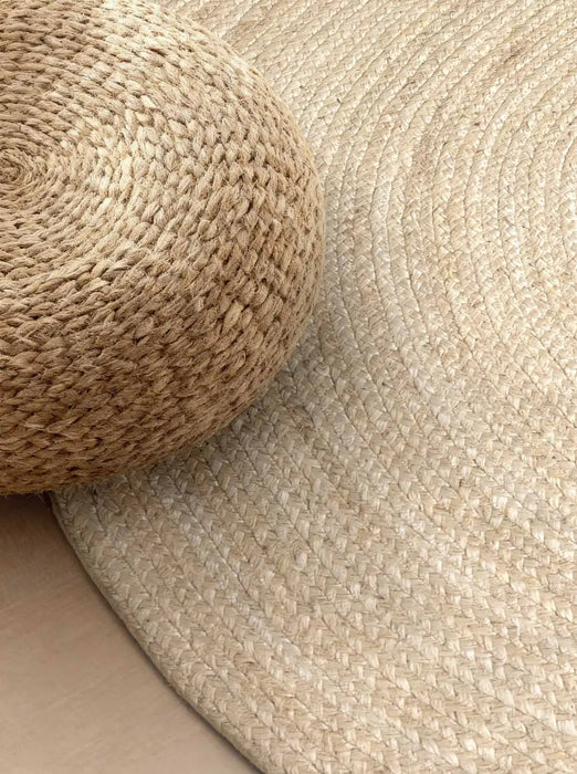 Jute Braided 106007 Natural Ivory