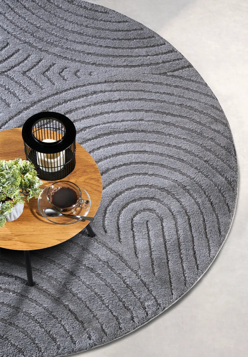 Hans Rugs New York Hans 106206 Anthracite Grey Rug — RugsDirect Online