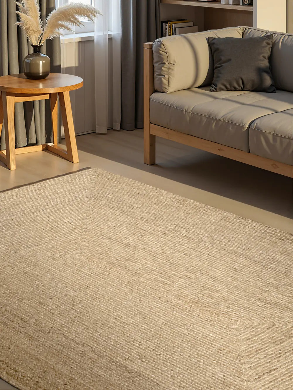 Sharmila 106222 Natural White Beige Rug — RugsDirect Online