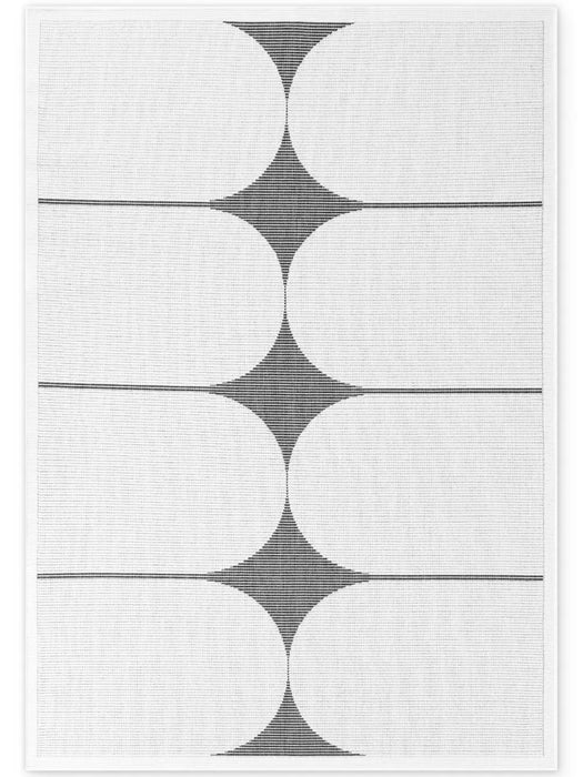 Duet 106244 Black White Indoor / Outdoor Reversible