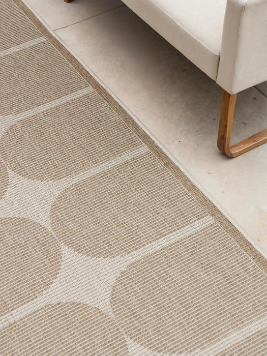 Duet 106245 Jute White Indoor / Outdoor Reversible