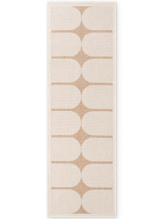 Duet 106245 Jute White Indoor / Outdoor Reversible