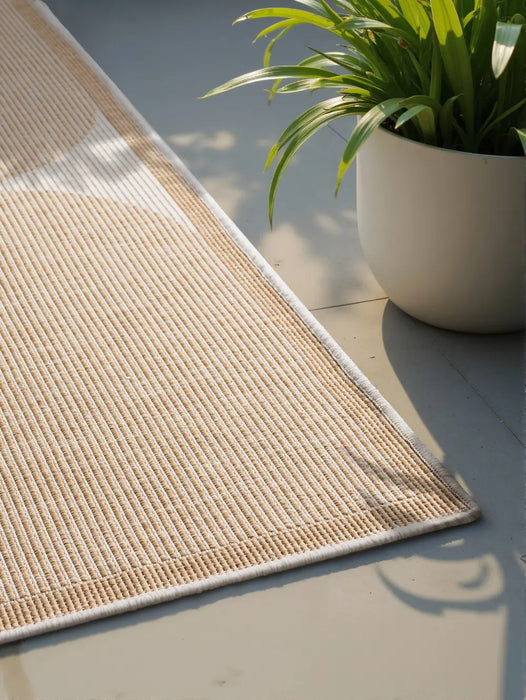 Duet 106245 Jute White Indoor / Outdoor Reversible