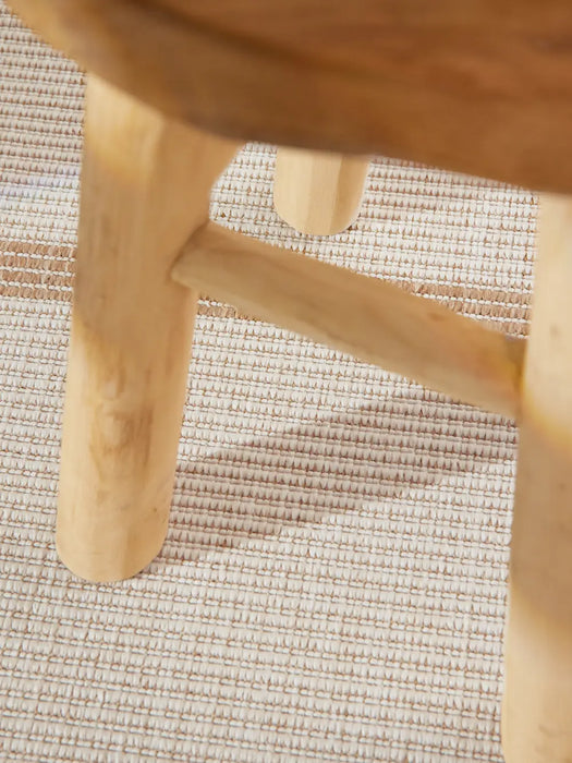Duet 106245 Jute White Indoor / Outdoor Reversible