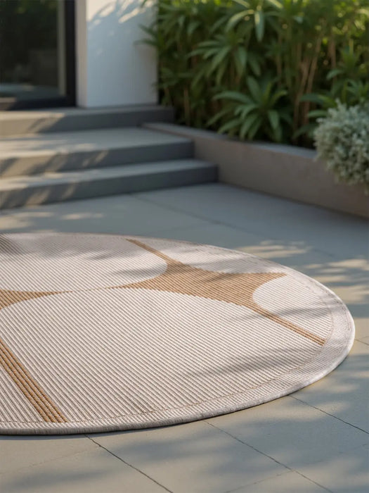 Duet 106245 Jute White Indoor / Outdoor Reversible