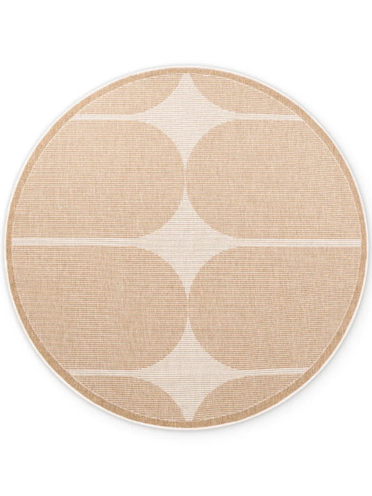 Duet 106245 Jute White Indoor / Outdoor Reversible