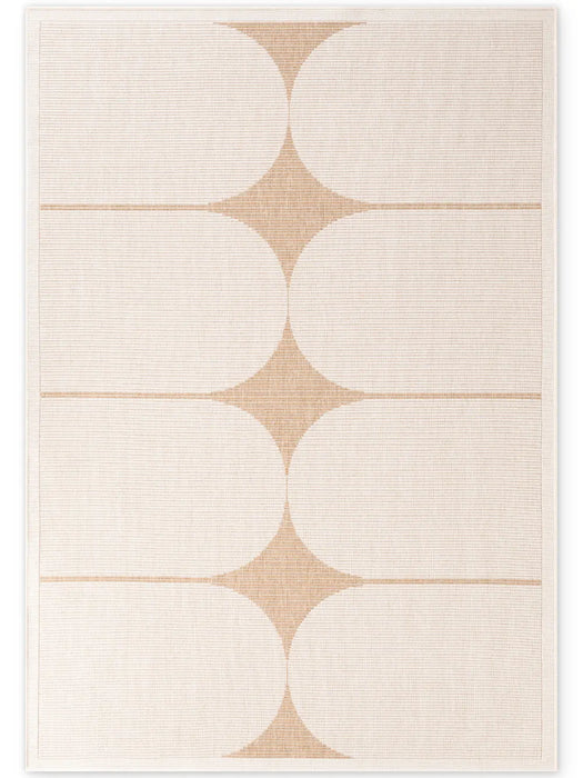 Duet 106245 Jute White Indoor / Outdoor Reversible