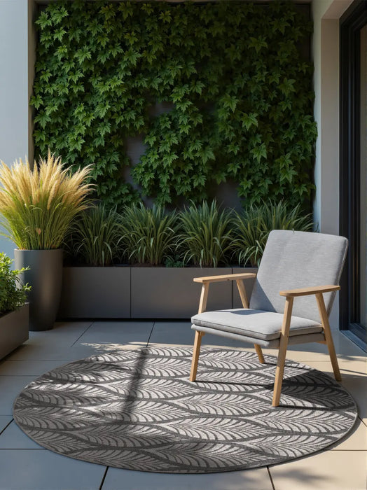 Duet 106246 White Grey Indoor / Outdoor Reversible