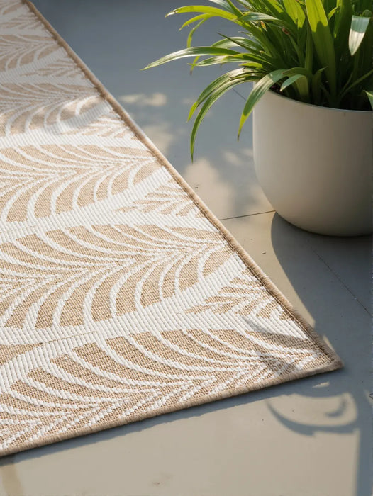 Duet 106247 Jute White Indoor / Outdoor Reversible