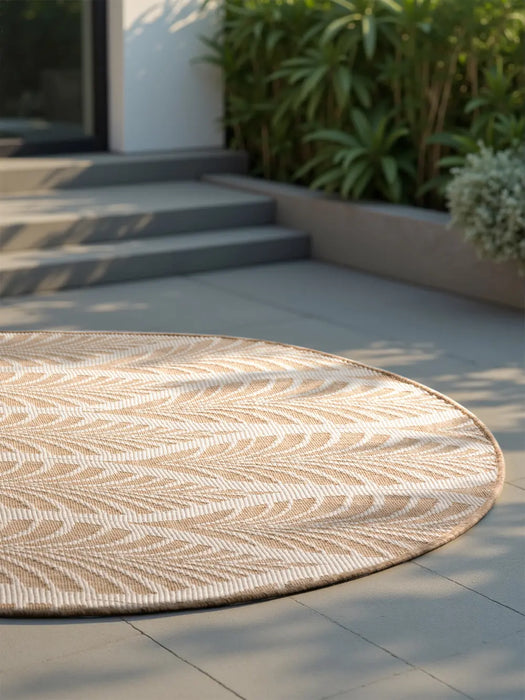 Duet 106247 Jute White Indoor / Outdoor Reversible