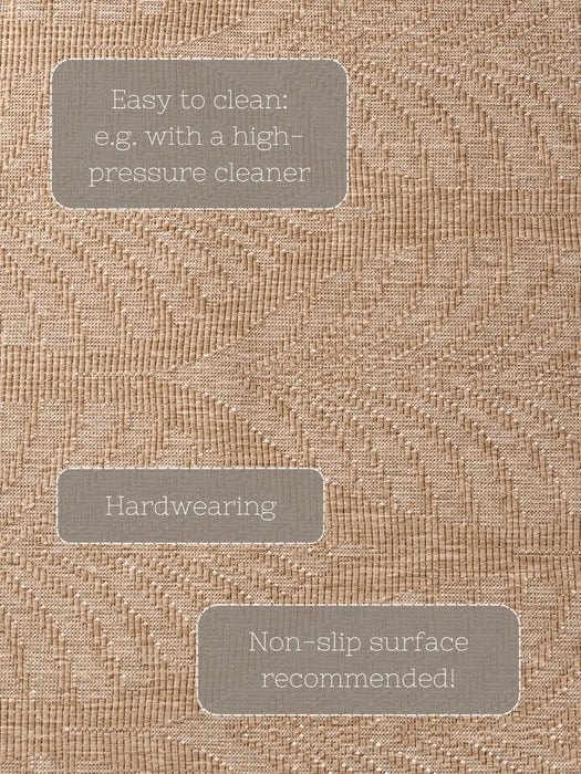 Duet 106247 Jute White Indoor / Outdoor Reversible