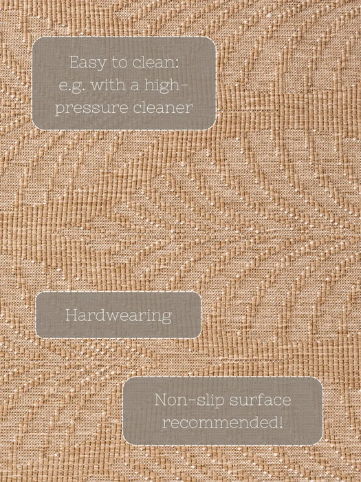 Duet 106247 Jute White Indoor / Outdoor Reversible