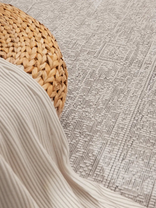 Duet 106249 White Grey Indoor / Outdoor Reversible