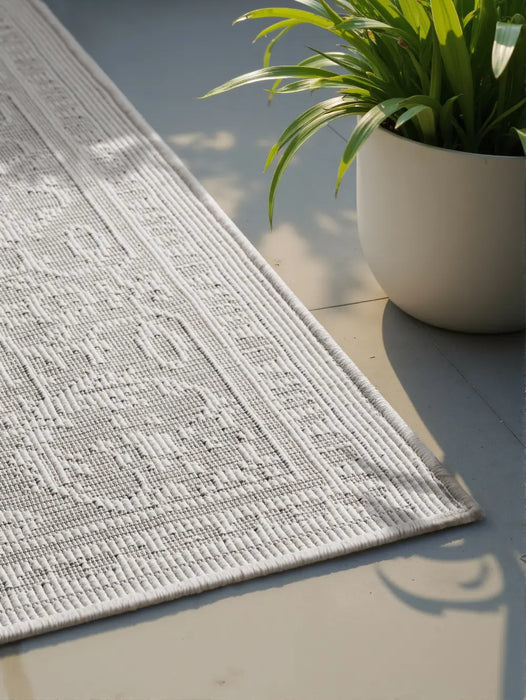Duet 106249 White Grey Indoor / Outdoor Reversible