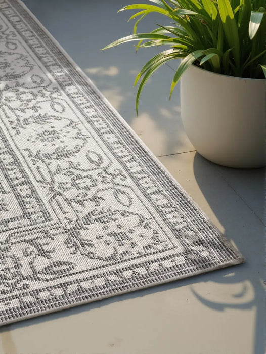 Duet 106249 White Grey Indoor / Outdoor Reversible