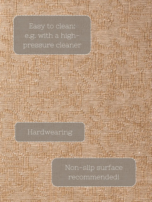 Duet 106250 Jute White Indoor / Outdoor Reversible
