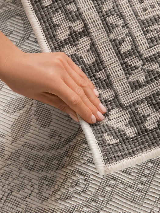 Duet 106251 White Grey Indoor / Outdoor Reversible