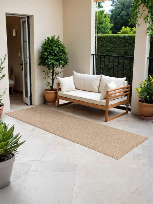 Duet 106252 Jute White Indoor / Outdoor Reversible