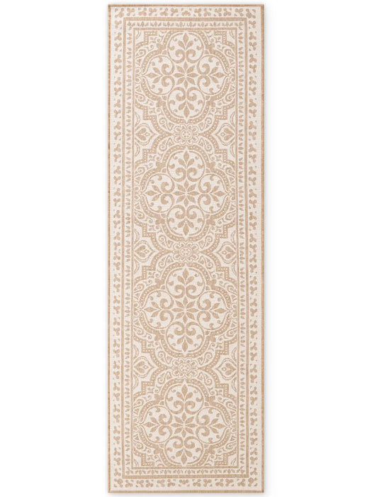 Duet 106252 Jute White Indoor / Outdoor Reversible