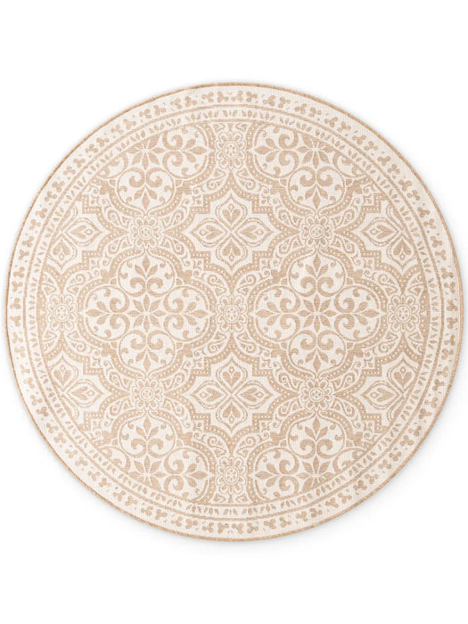 Duet 106252 Jute White Indoor / Outdoor Reversible