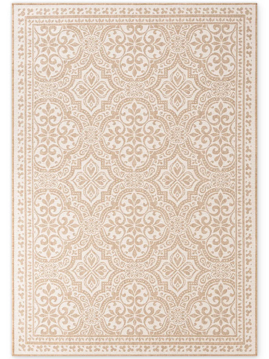Duet 106252 Jute White Indoor / Outdoor Reversible