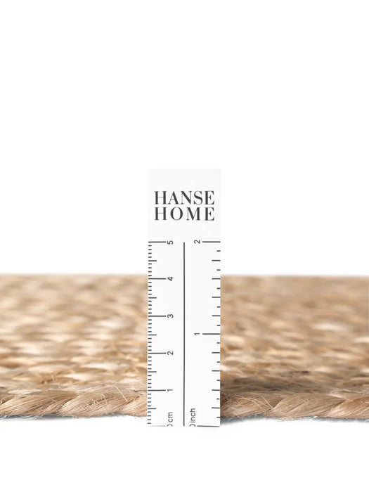 Jute Braided Natural Gold Green 106330