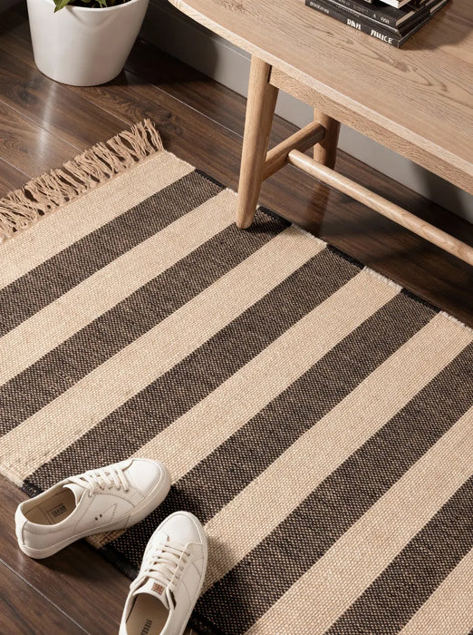 Handloom 1 Natural White Black 106334