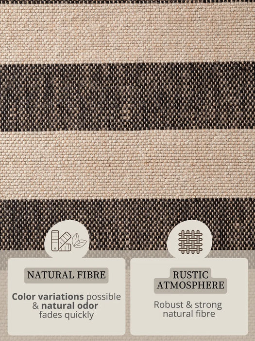 Handloom 1 Natural White Black 106334