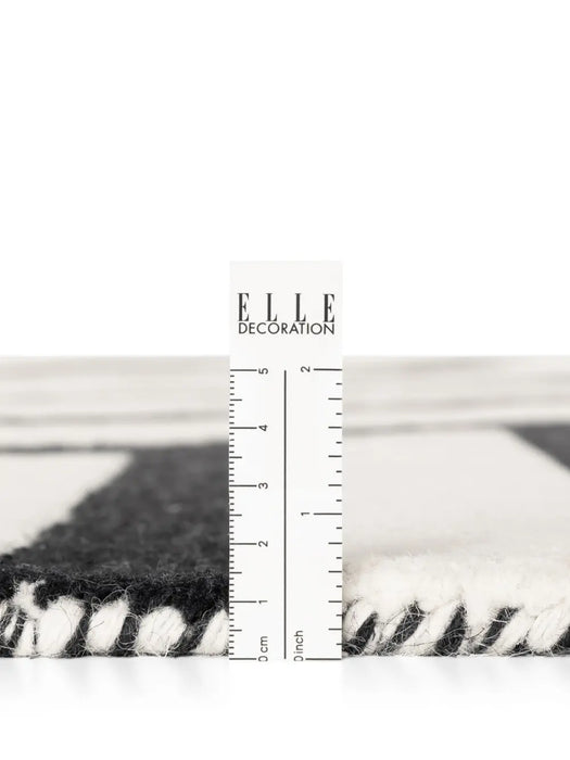 Stryve Woolen Rug Noir Black White 106358