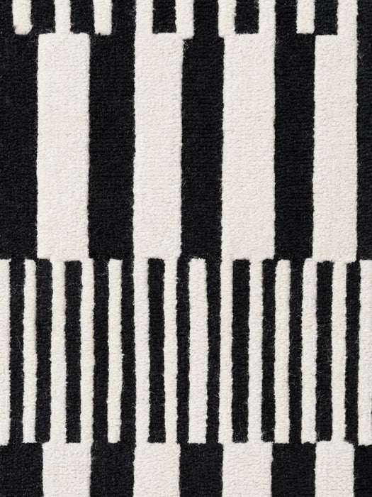 Stryve Woolen Rug Pulse Black White 106360