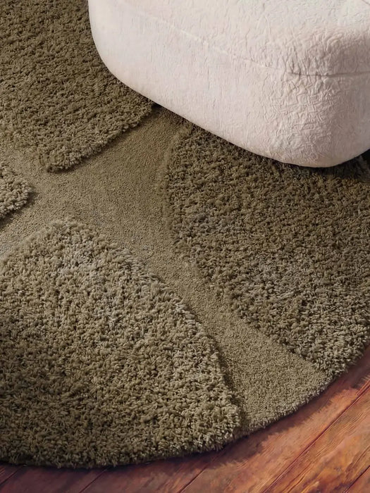 Ted Baker Lambeth High Pile Rug Jasper Green 106368