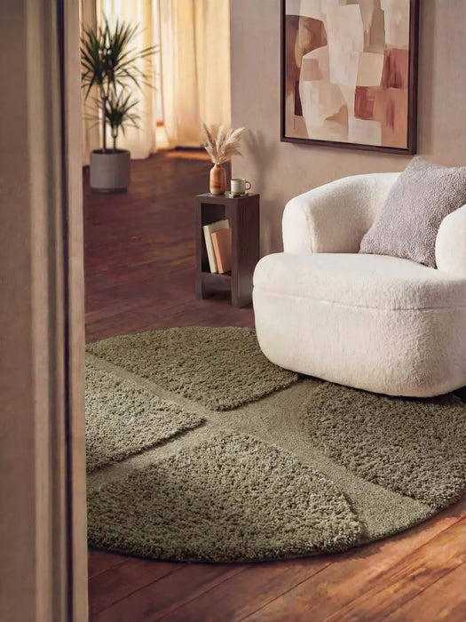 Ted Baker Lambeth High Pile Rug Jasper Green 106368
