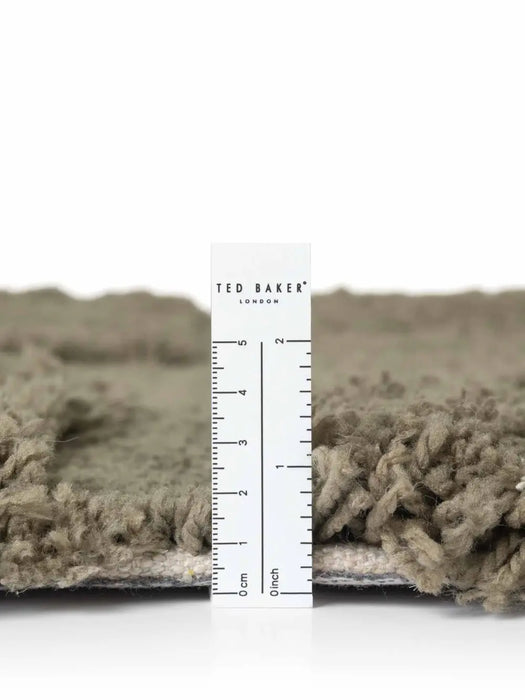 Ted Baker Lambeth High Pile Rug Jasper Green 106368