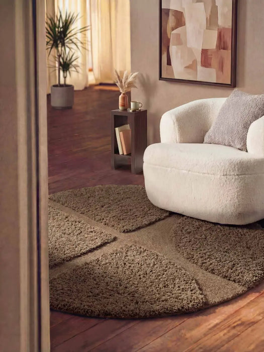 Ted Baker Lambeth High Pile Rug Jasper Brown 106369