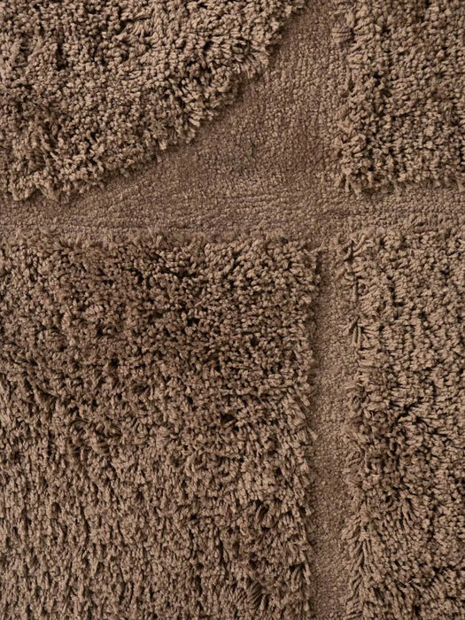 Ted Baker Lambeth High Pile Rug Jasper Brown 106369